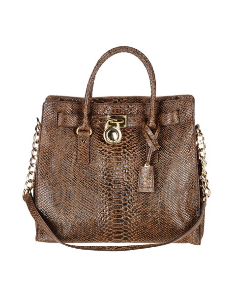 michael kors brown and black bag|michael kors handbags dark brown.